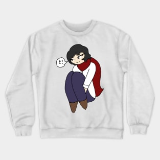 The Missing JJ Macfield And The Island of Memories Real JJ Press E to Emily Chibi Crewneck Sweatshirt